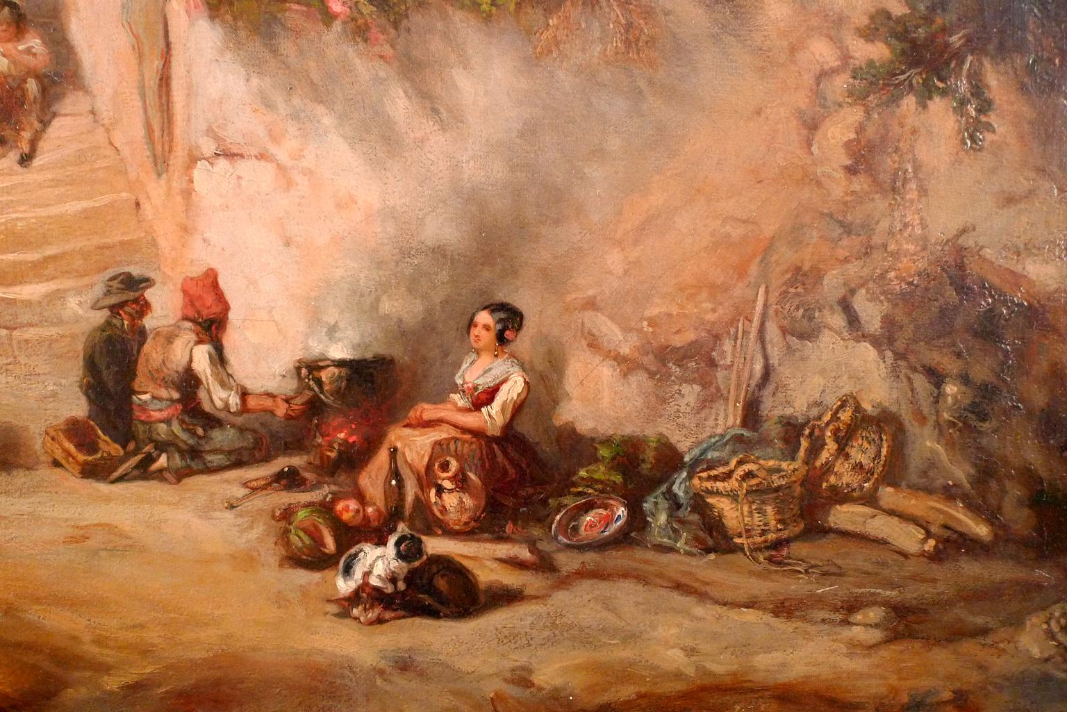 WILLIAM JAMES MÜLLER
Britannico, 1812 - 1845
COSTA NAPOLETANA
firmato 
