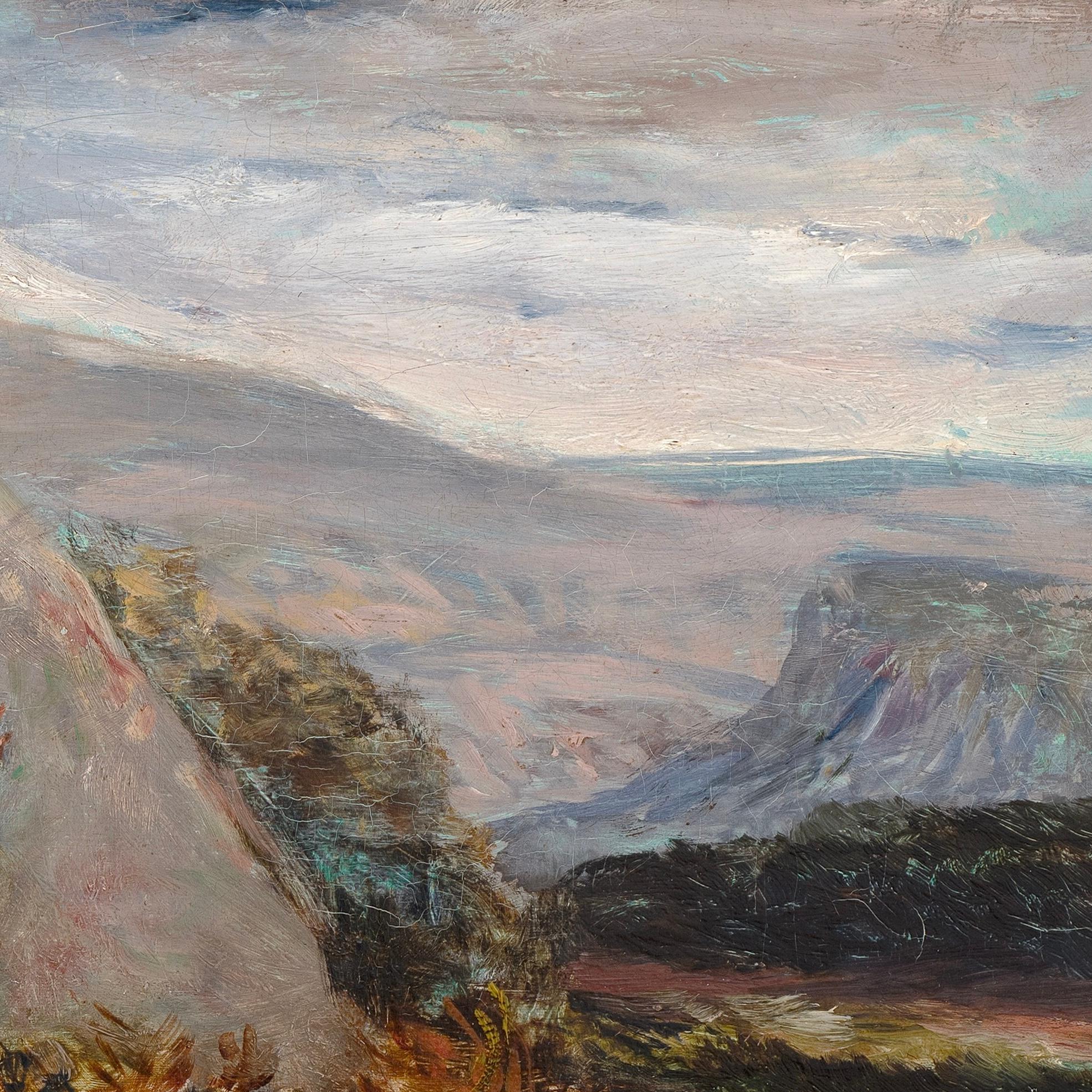 Tribesmen beside ruins at Pinara, Lycia, c. 1844 For Sale 2