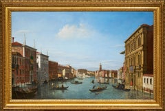 View of the Grand Canal, a painting by William James, after Canaletto