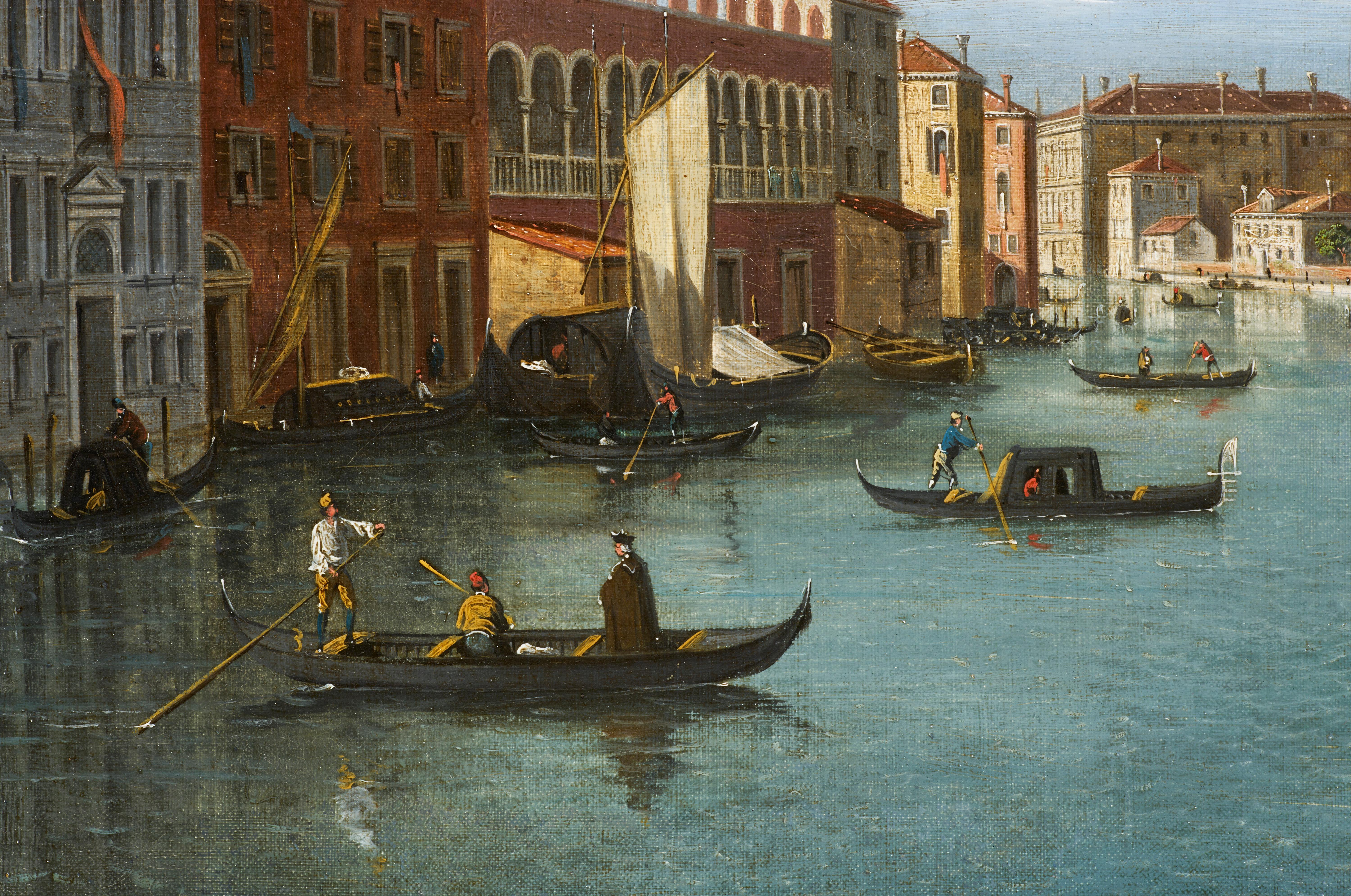 Vue du Grand Canal, une peinture de William James, d'après Canaletto en vente 2