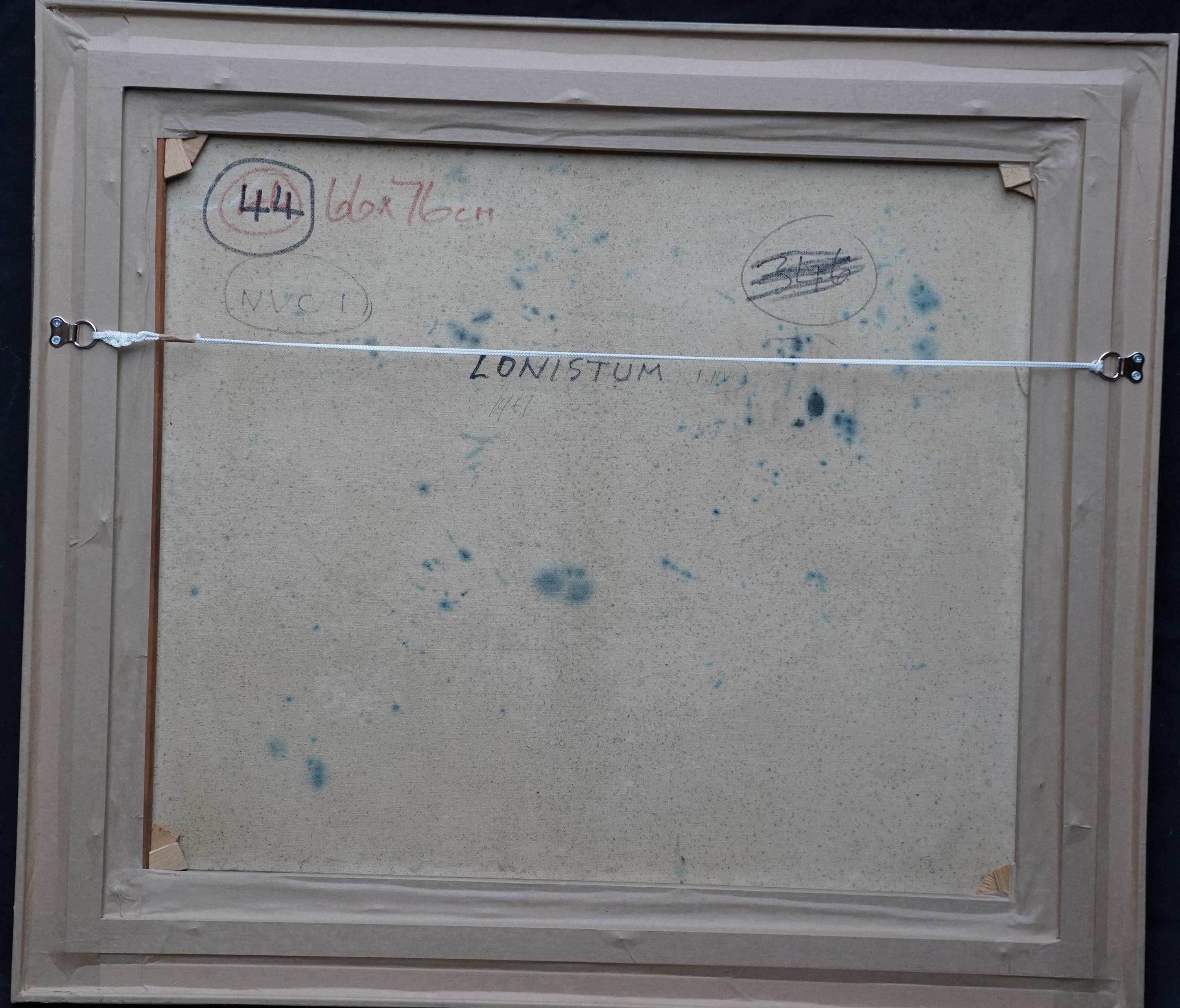 Lonistum 1961 - Pittura ad olio canadese di arte astratta britannica in vendita 7