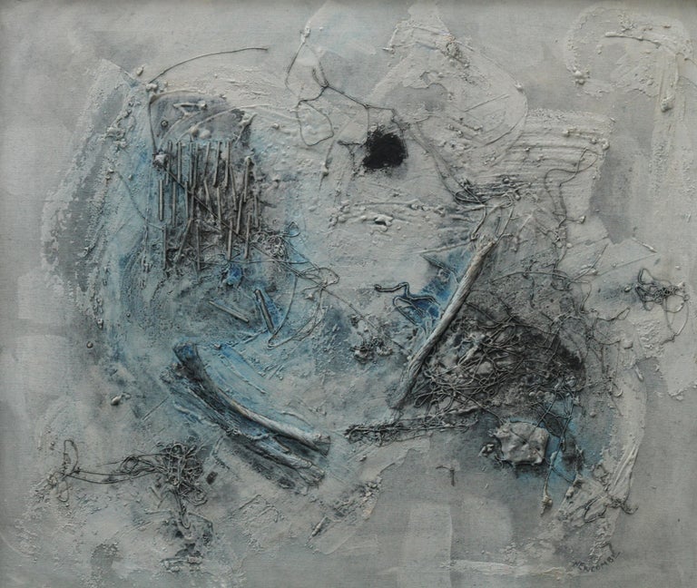 William John Bertram Lonistum 1961 Canadian British Abstract art oil painting For