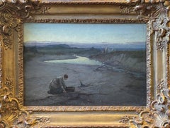 «En las arenas del estrecho de Long Island», William John Hennessy, Nueva York, artista irlandés