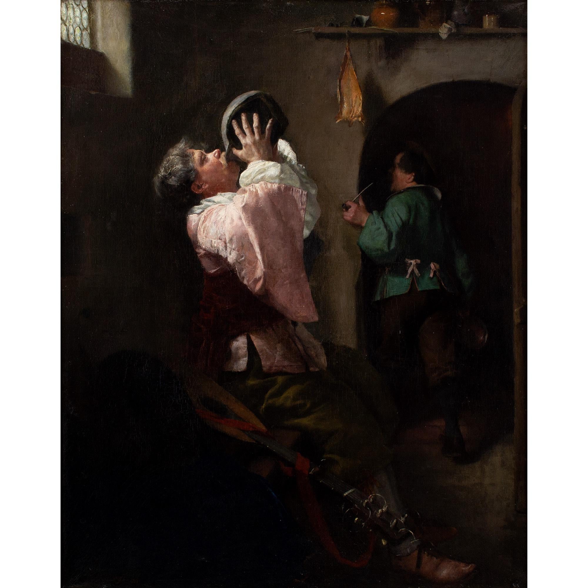 William Williams RWS RBA, L'ubriacone - Painting di William John Wainwright 