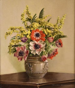 Oil Painting by William Johnston "A Floral Study"
