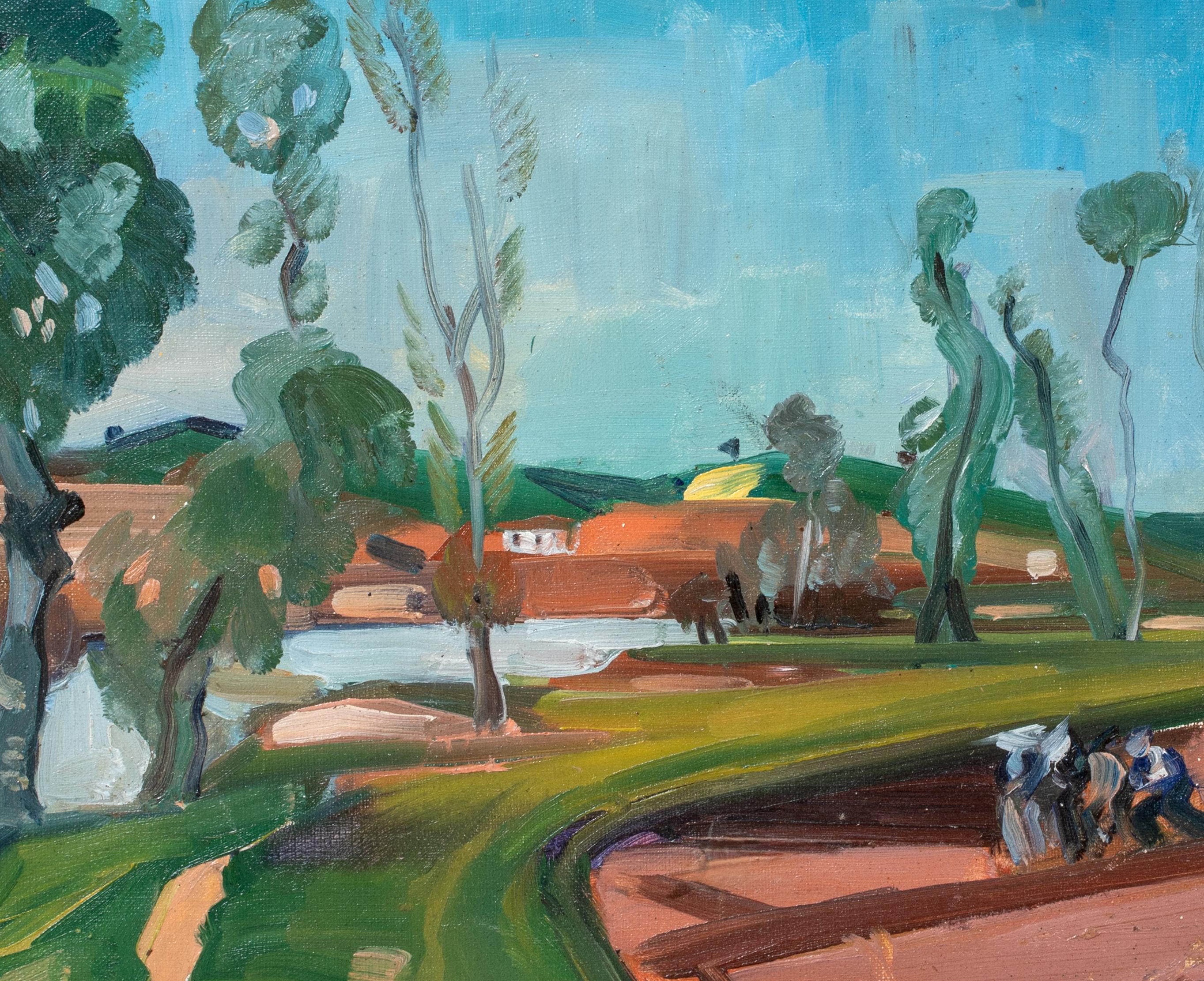 View At Toledo Circa 1930  WILLIAM JOHNSTONE OBE (1897-1981) For Sale 1