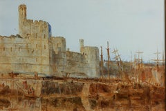 Oil Painting by William Joseph J.C.Bond "Carmarvon Castle"