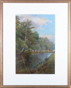 William Josiah Redworth (1873-1947) - 1866 Öl, Der Fluss im Schweben