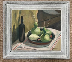 William Judson Dickerson Mid Century Still Life, Oil On Canvas, 1957