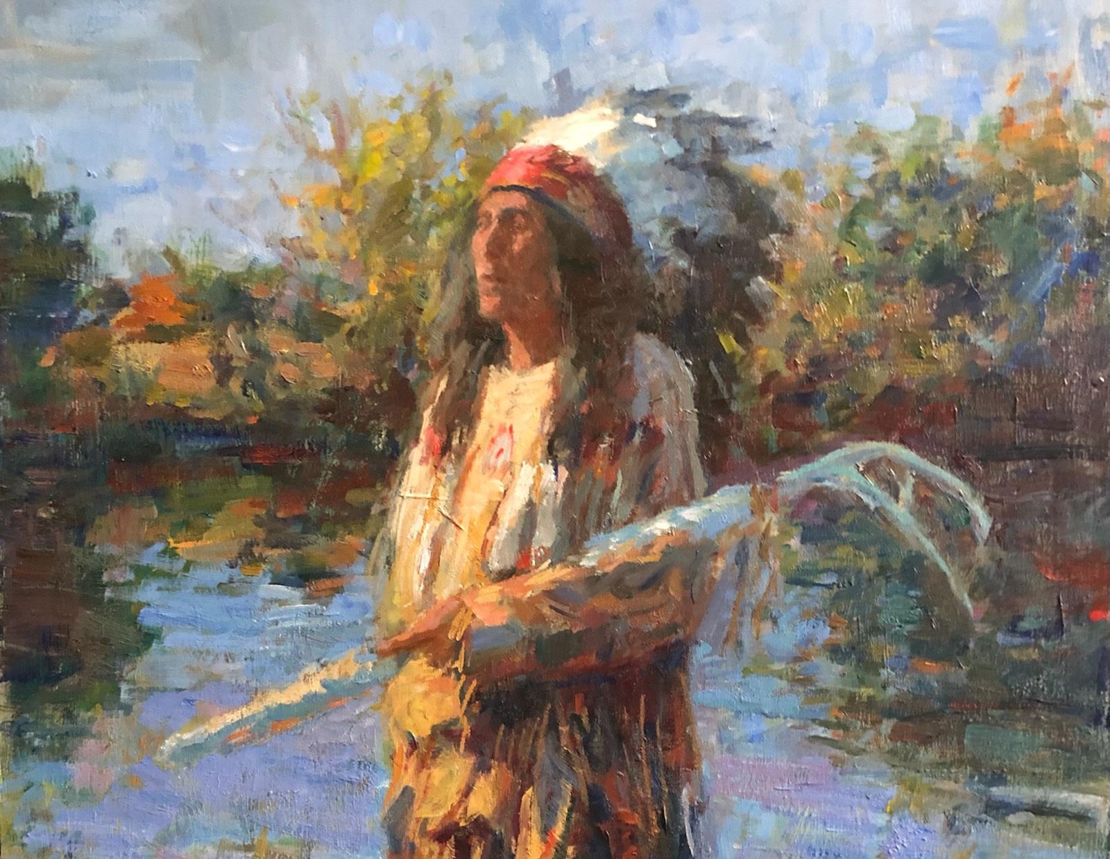 native american oil painting artists