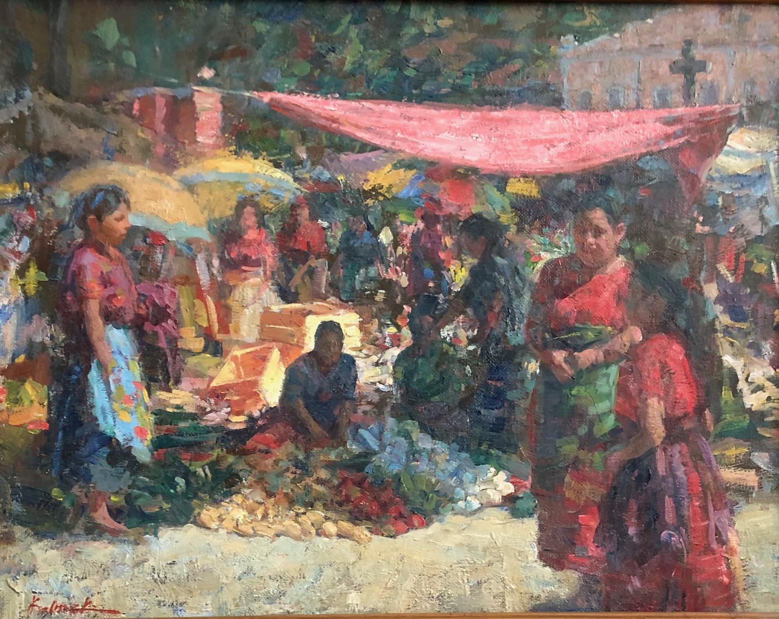 San Ildefonso Markt  Guatemala  Huipil im Angebot 2