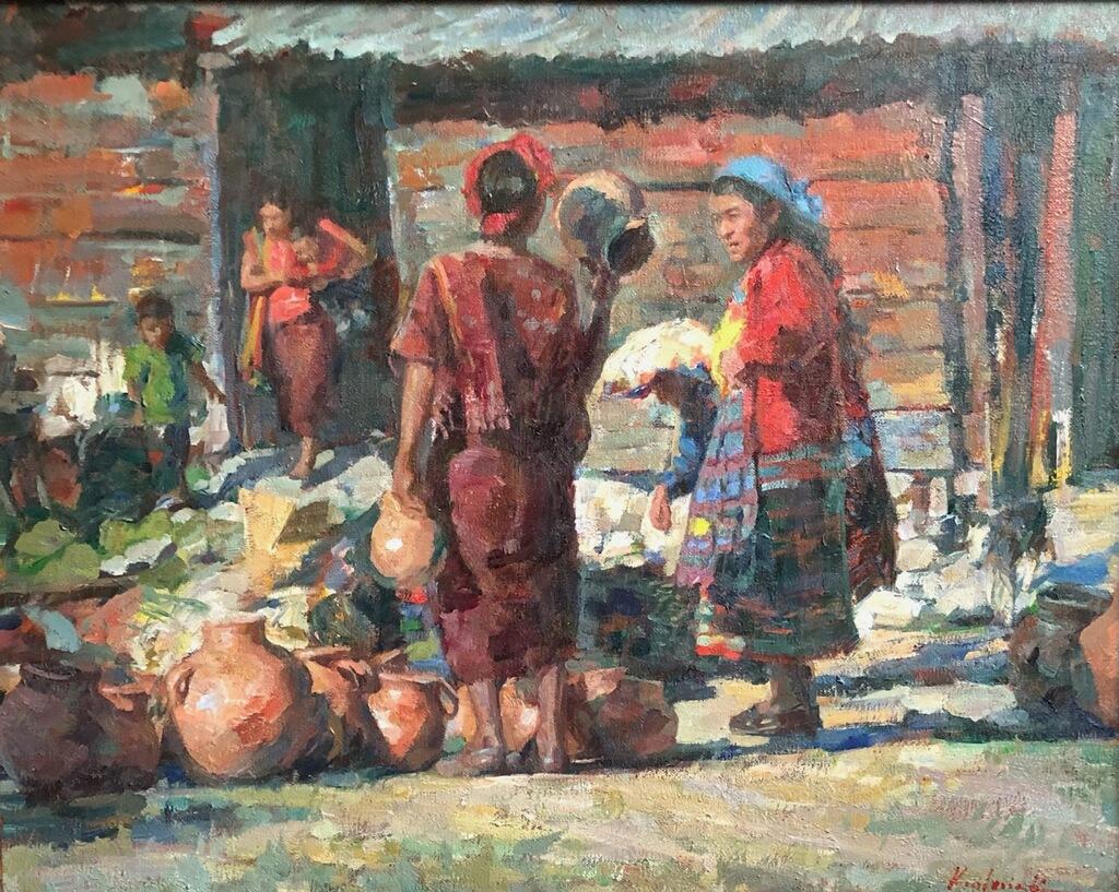 San Ildefonso Markt  Guatemala  Huipil im Angebot 3