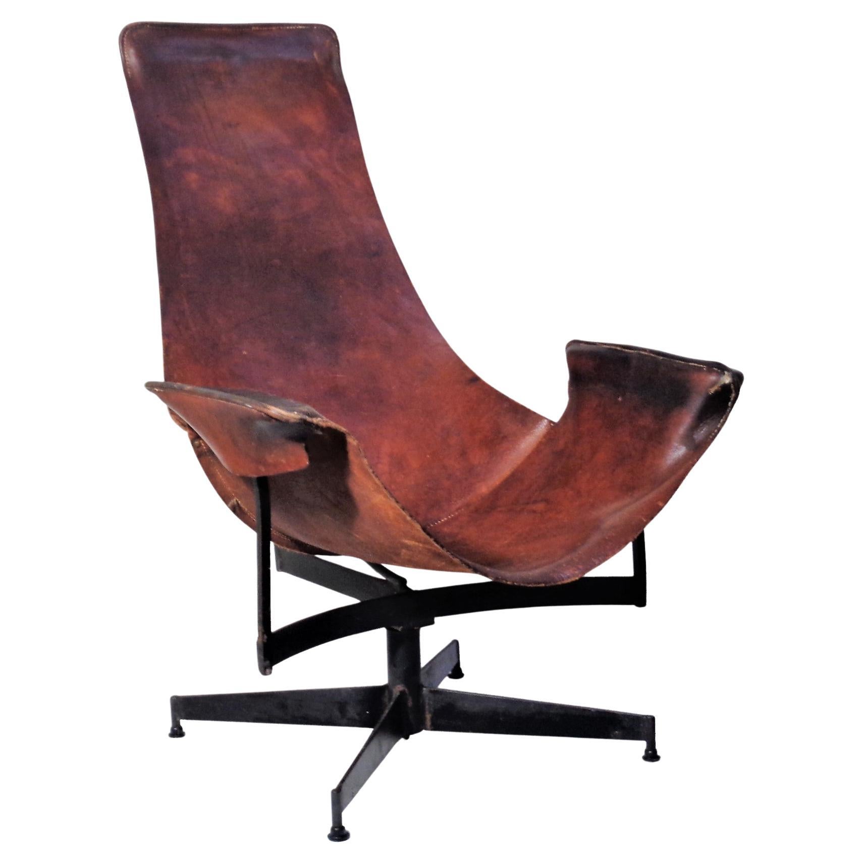  William Katavolos Swivel "K Chair" for Leathercrafter, Circa 1950's