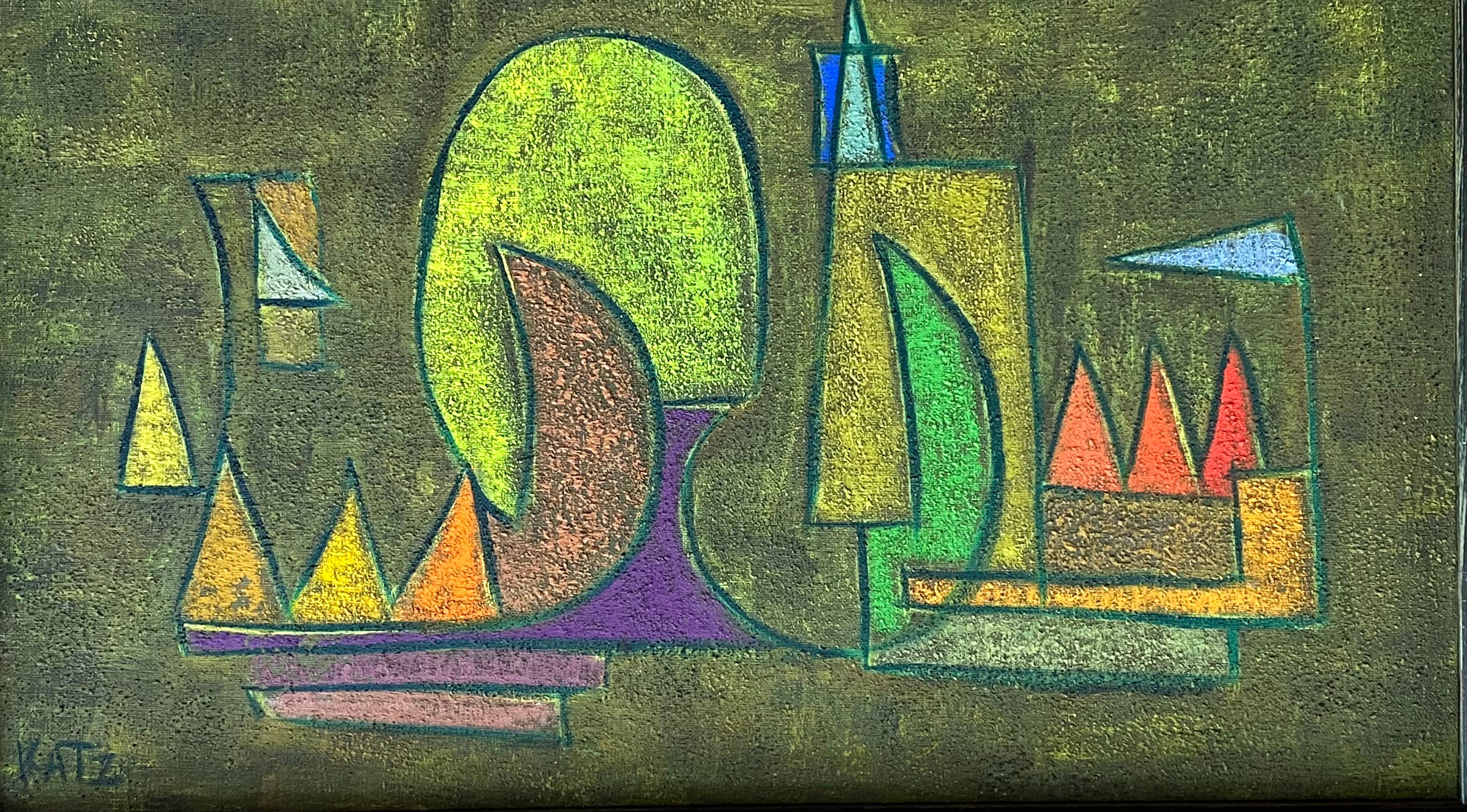 “Abstract Sailboats” For Sale 1