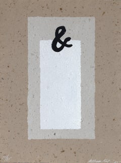 Ampersand (&) aus dem Portfolio von Bill T. Jones, Lithographie von William Katz