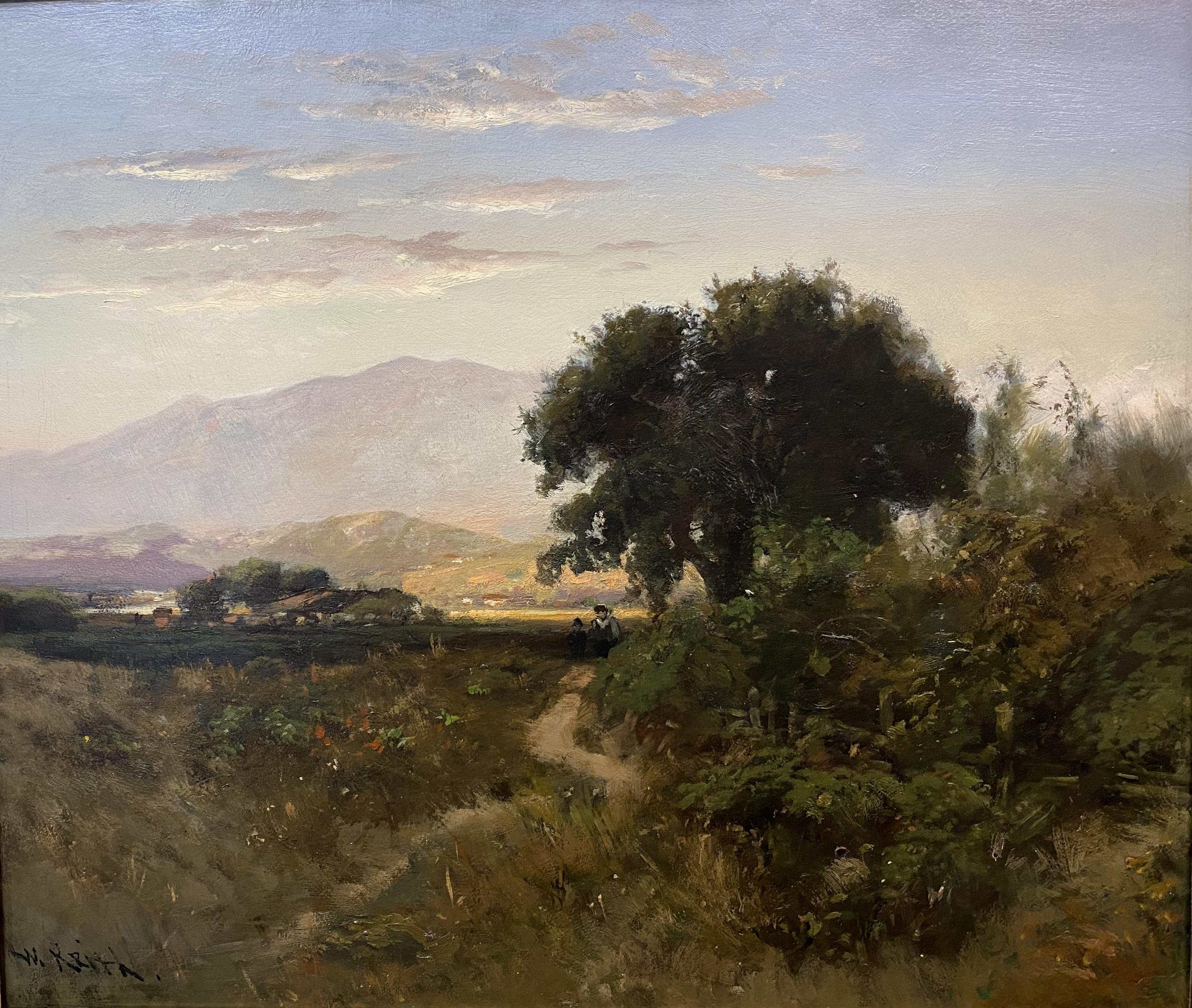Mont Tamalpais, Marin County, Californie - Painting de William Keith