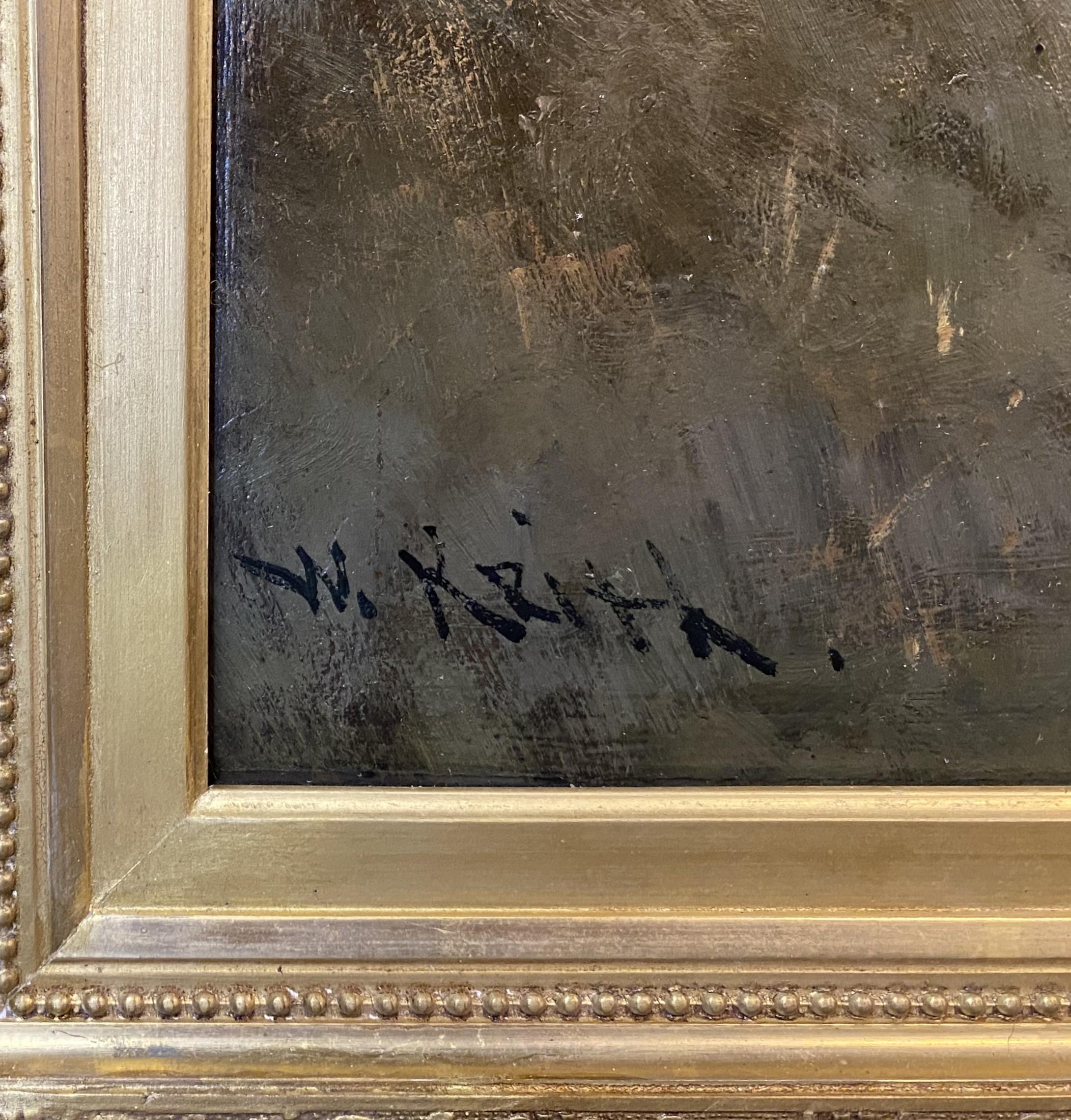 Exceptionnel paysage tonaliste du mont Tamalpais dans le comté de Marin, en Californie, réalisé par l'artiste américain d'origine écossaise William Keith (1838-1911). Keith est né dans l'Aberdeenshire, en Écosse. Il est arrivé à New York avec sa