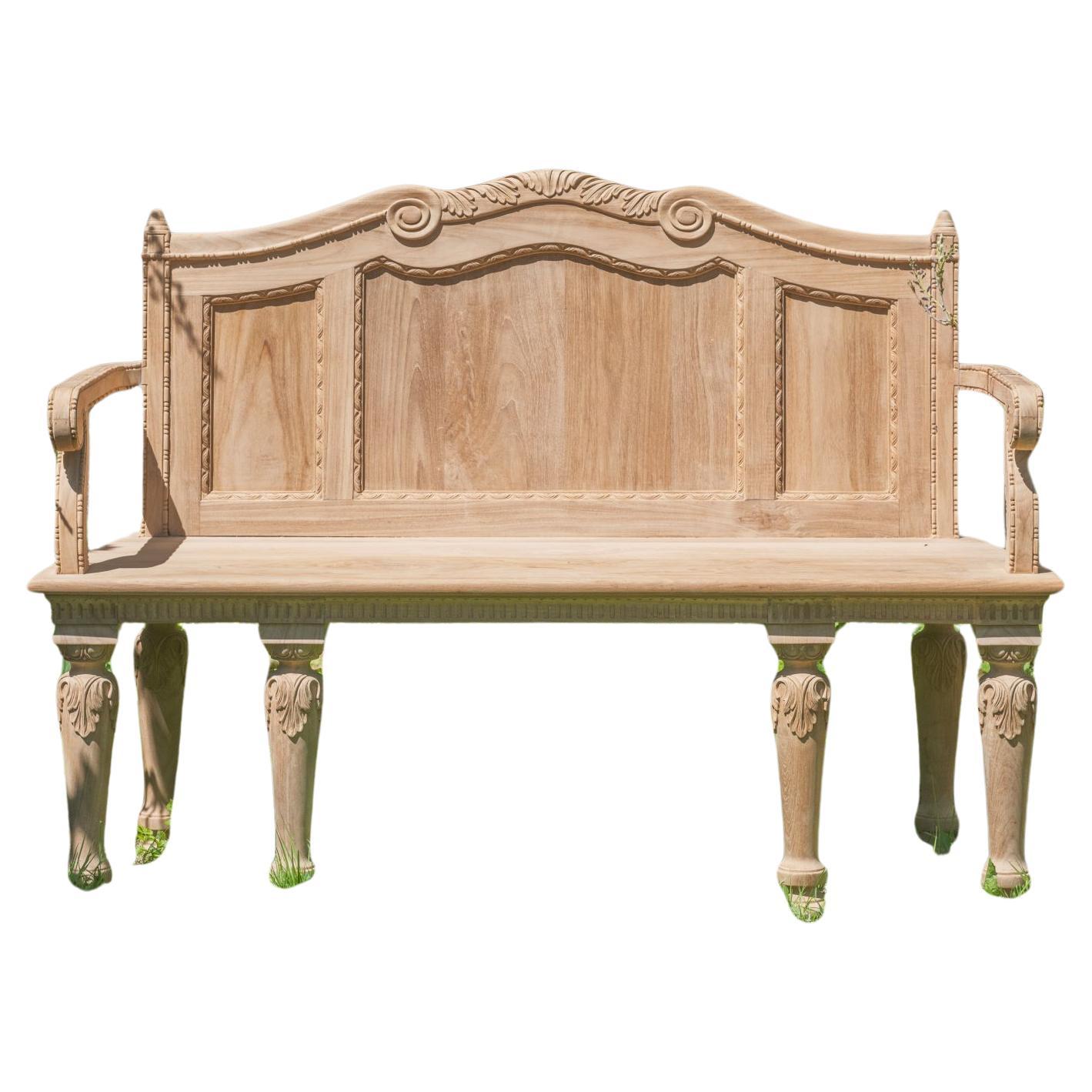 William Kent Teak Rousham Bench For Sale