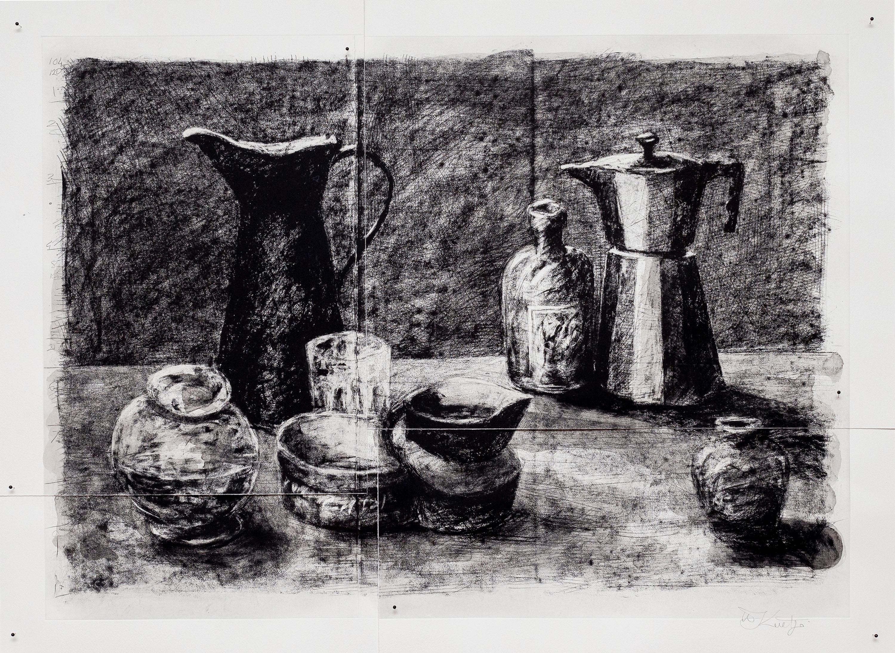 4-Plate photogravure with hand painting.
Signed and numbered from the edition of 20.