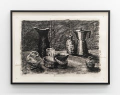 Eight Vessels - Photogravure with hand painting by William Kentridge