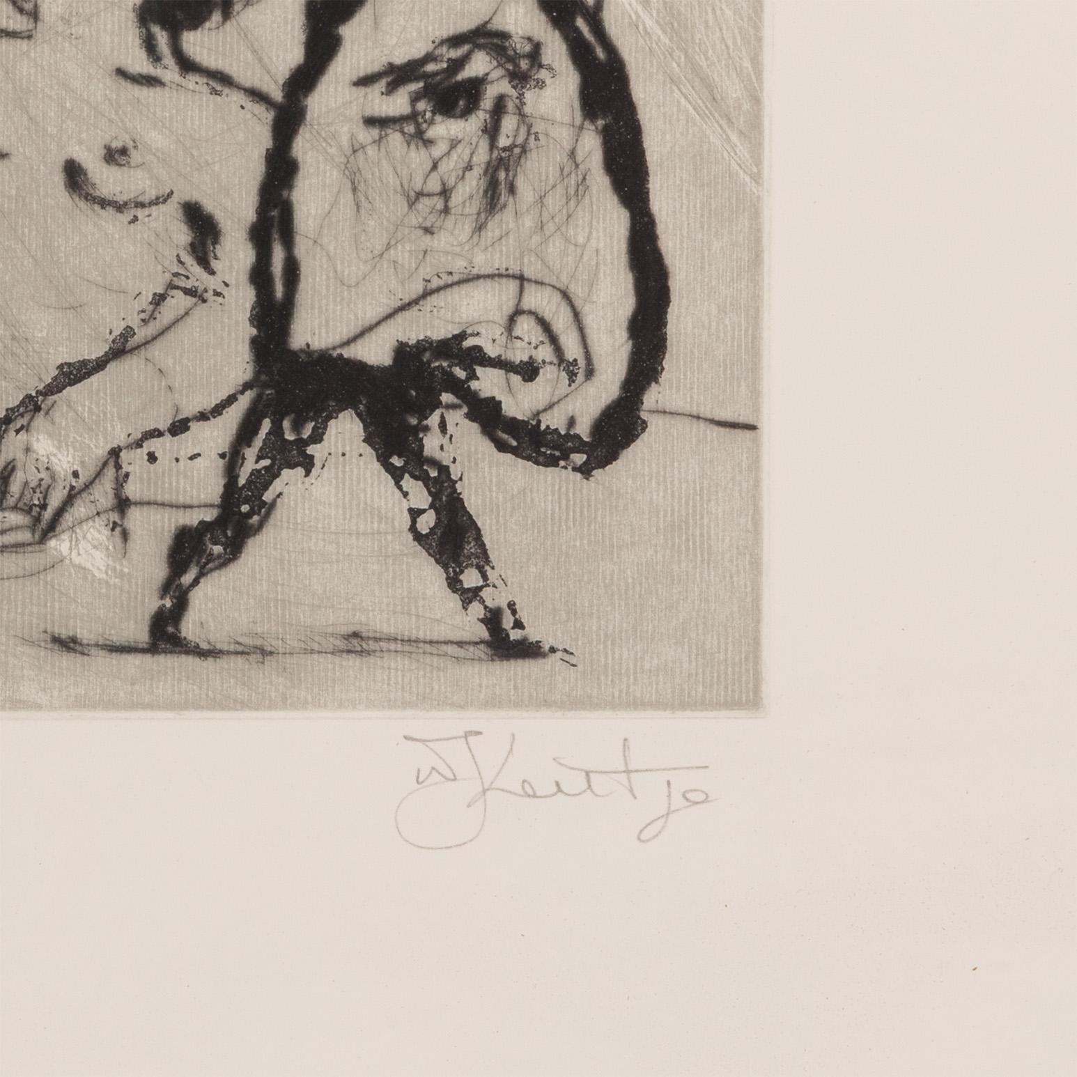 Nose #1 - Surrealist Print by William Kentridge