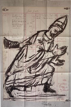 Pope Gregory VII Deposed Triumphs and Laments poster Signed by William Kentridge