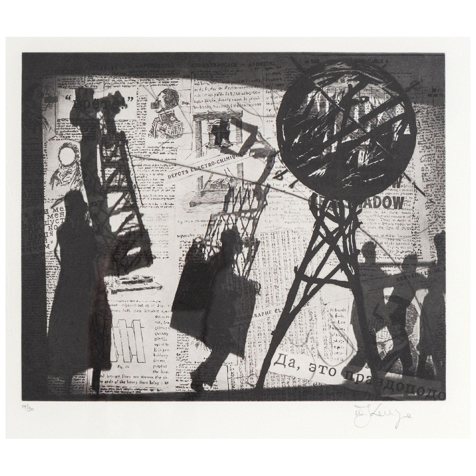 Portable Monuments  - Print by William Kentridge