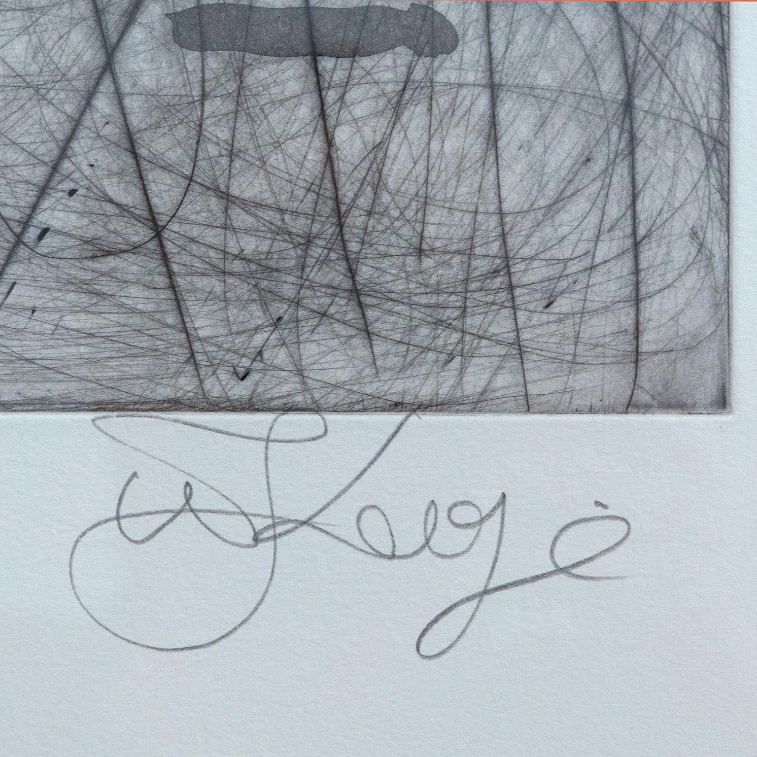 Scribble Cat (Zeitgenössisch), Print, von William Kentridge