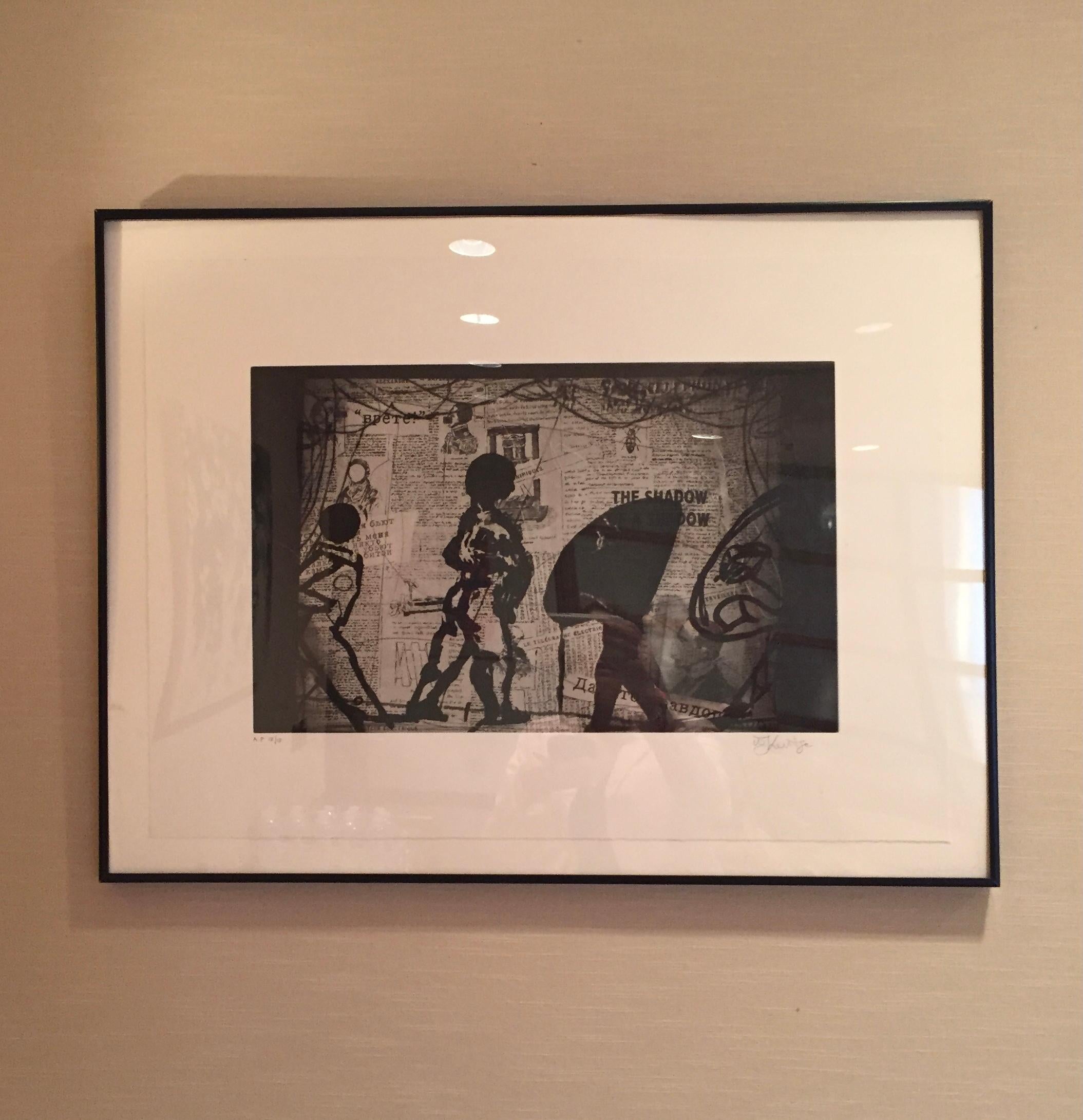 THE NOSE, photogravure, aquatint and drypoint, signed and numbered, Ed. of 70
 - Contemporary Print by William Kentridge