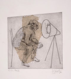 Senza titolo -- Stampa, incisione, figura, cofanetto HMV di William Kentridge