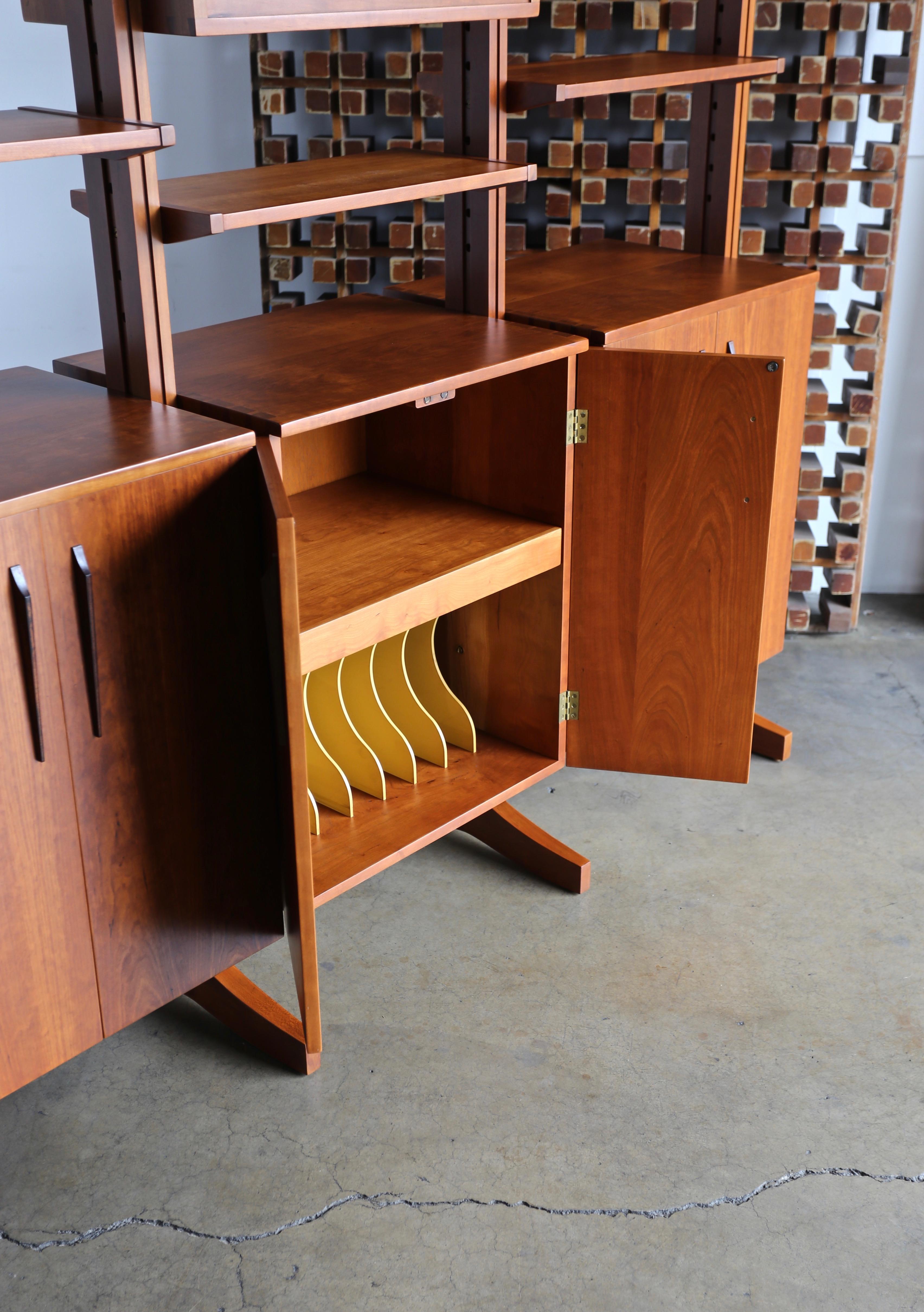 William Ketelle Handcrafted Freestanding Wall Unit, 1971 5