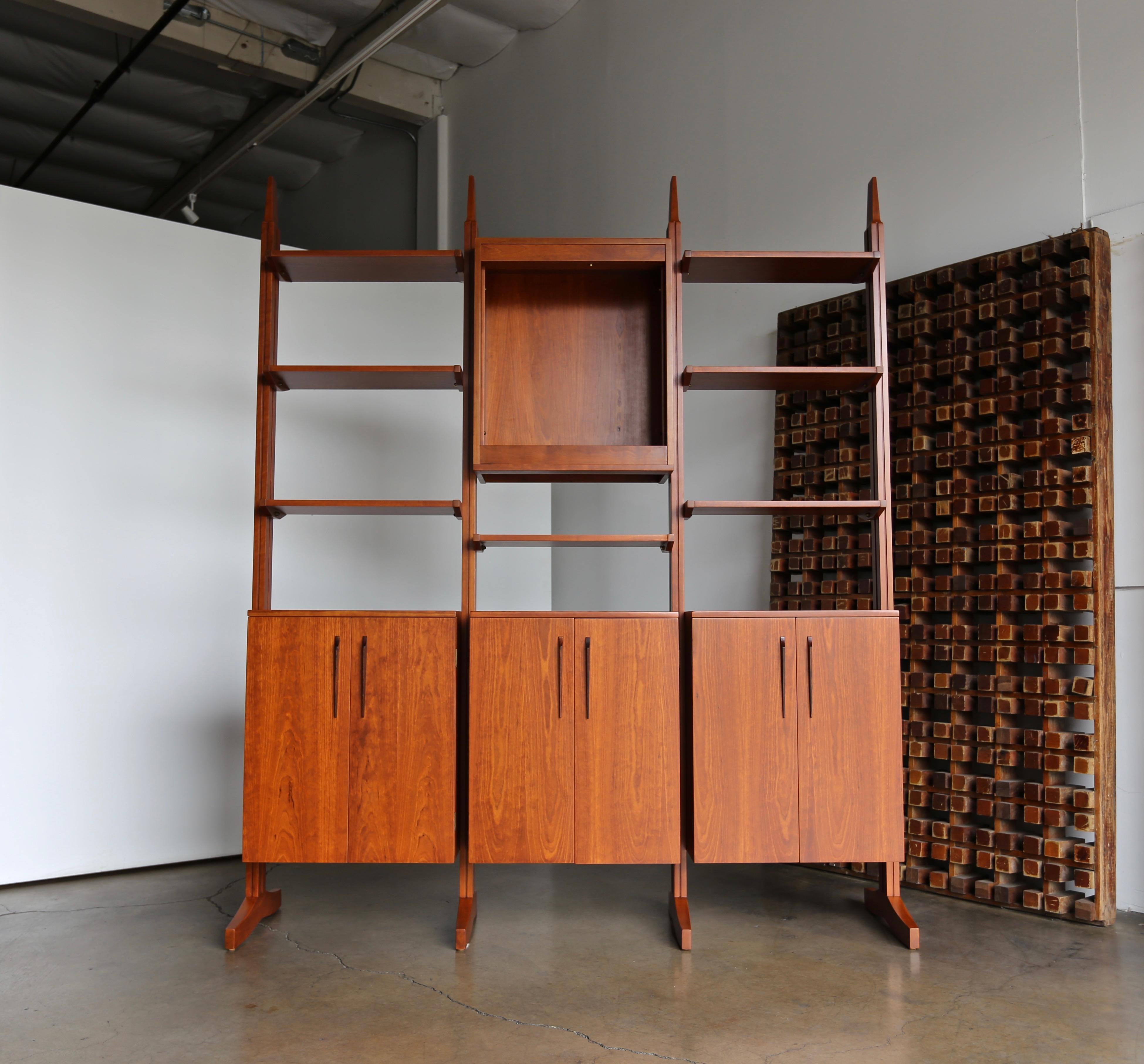 William Ketelle Handcrafted Freestanding Wall Unit, 1971 8