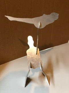 The Test, Assembled Kinetic Modernist Sculpture Puzzle Construction