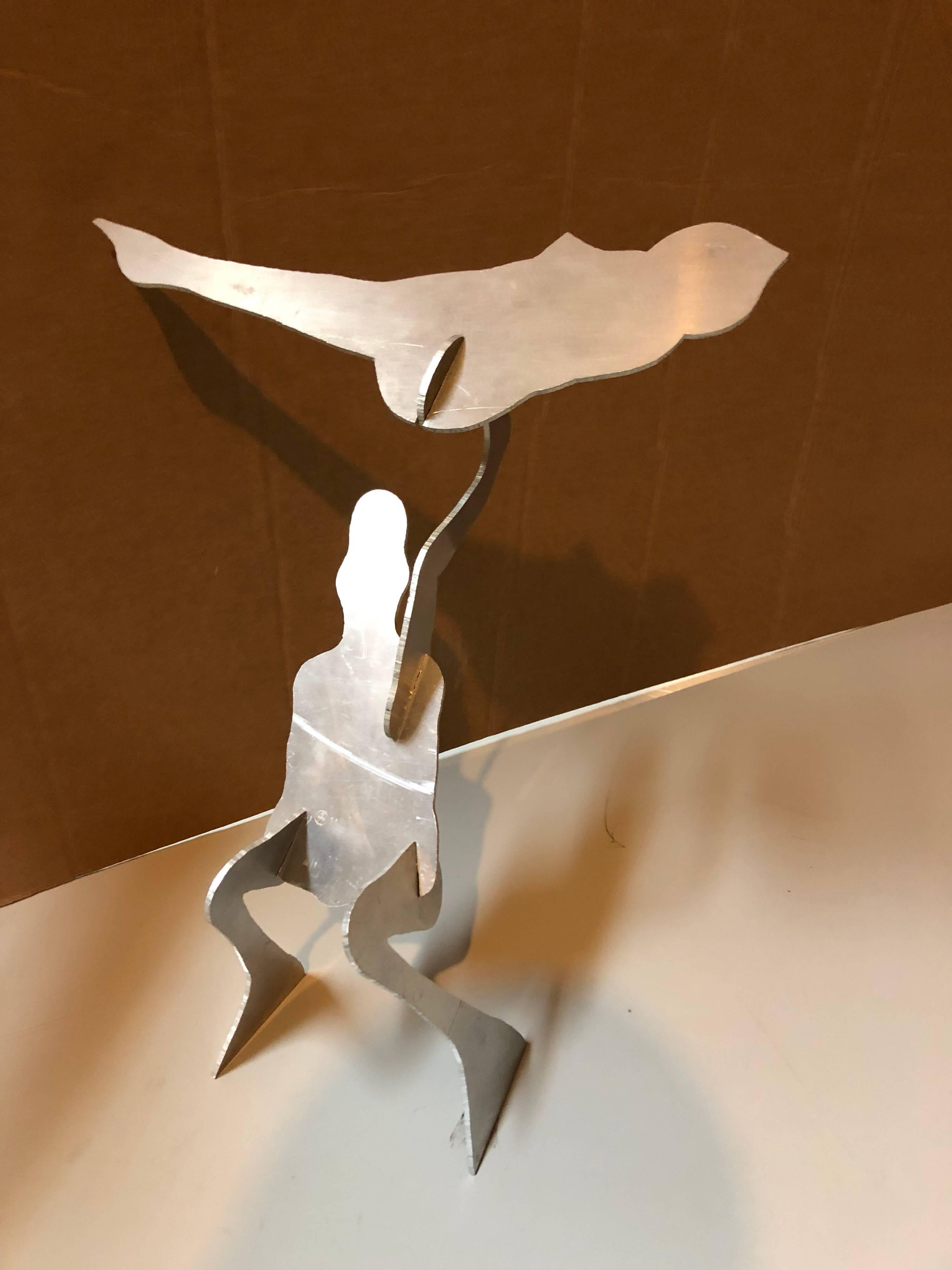 zusammengesetzte kinetische modernistische Skulptur- Puzzle-Konstruktion (Amerikanische Moderne), Sculpture, von William King (b.1925)