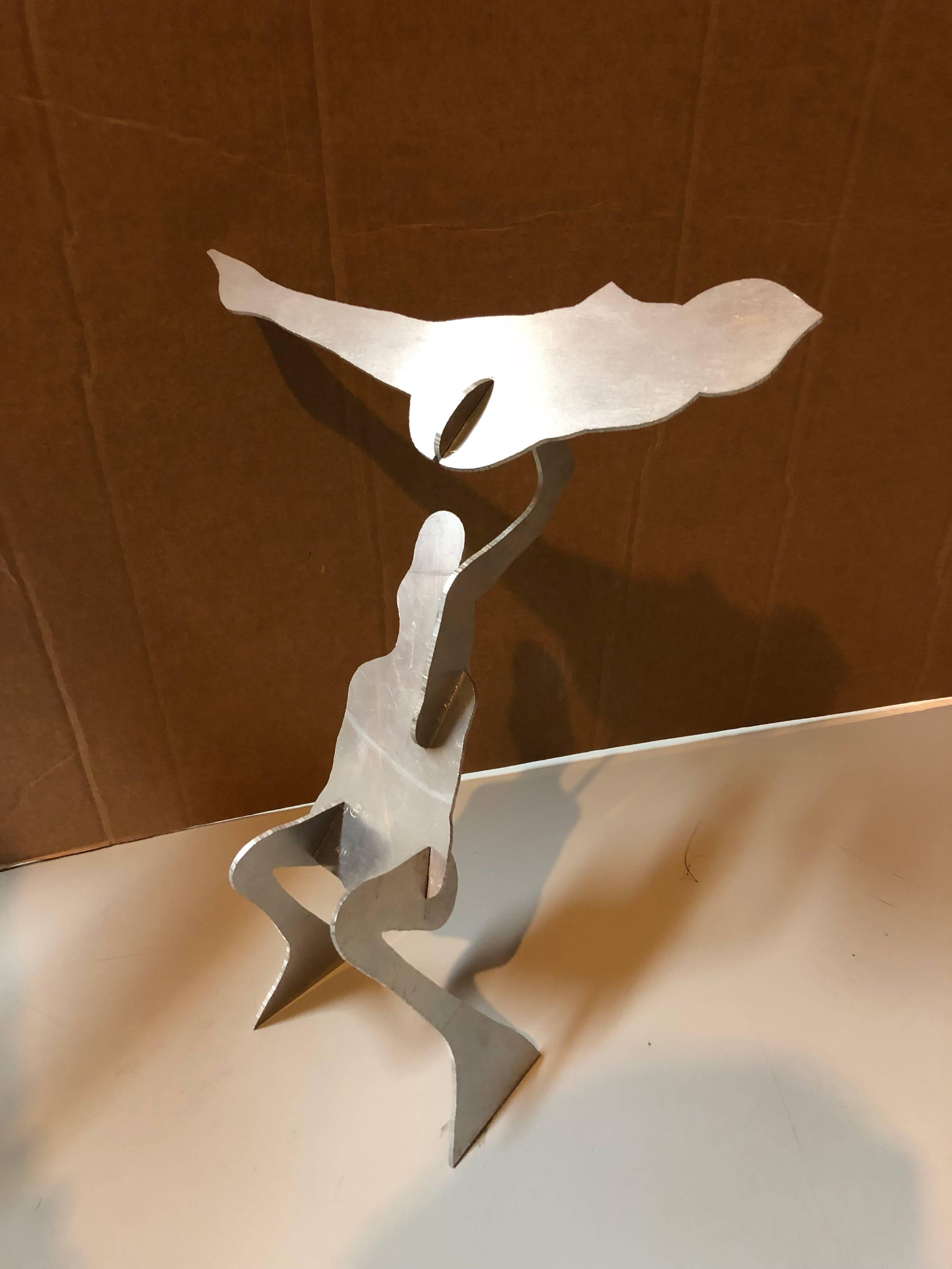 zusammengesetzte kinetische modernistische Skulptur- Puzzle-Konstruktion im Angebot 1