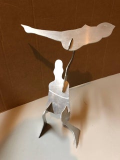 The Test, Assembled Kinetic Modernist Sculpture Puzzle Construction