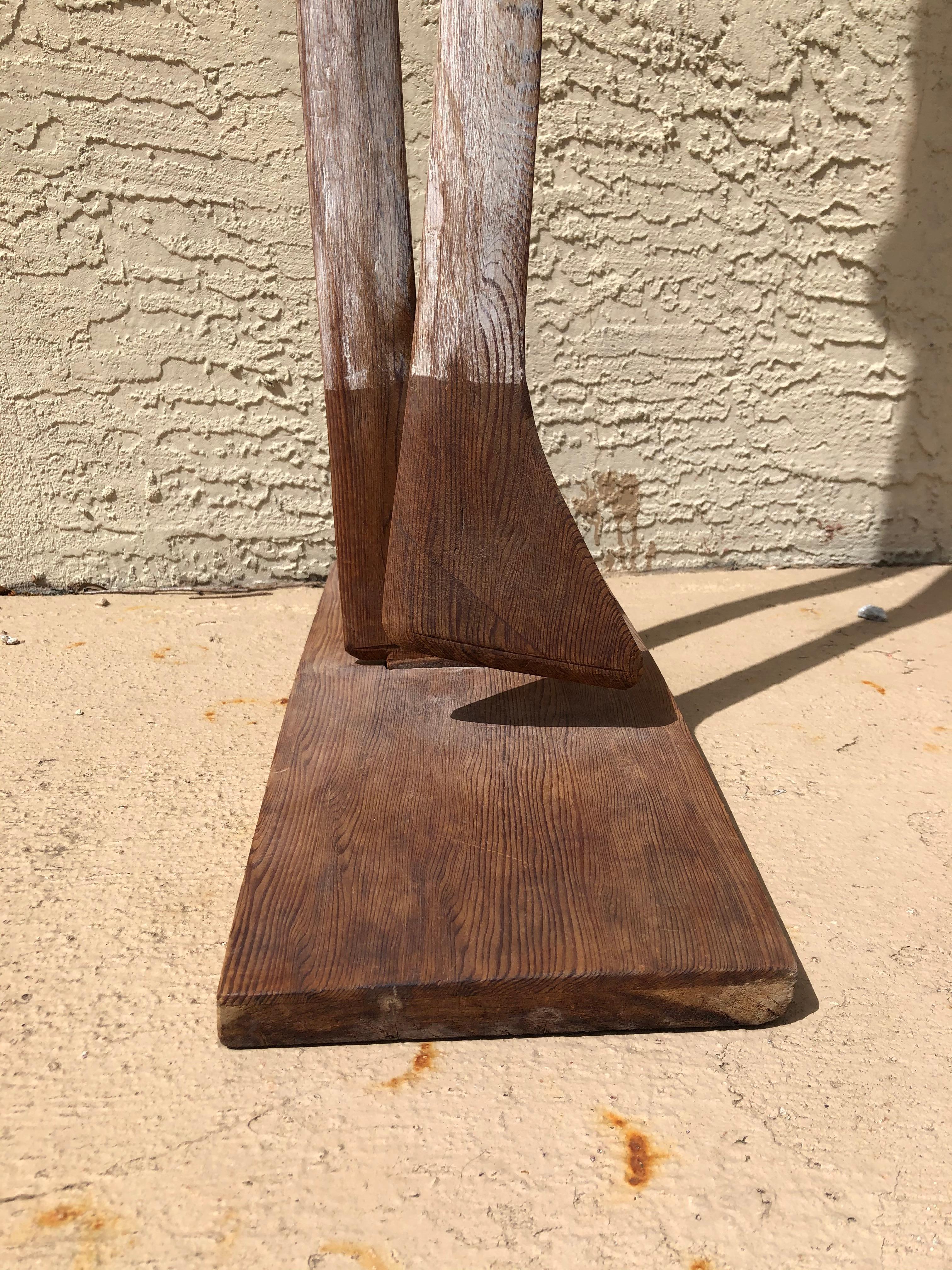 William Dickey King Original One of a Kind Wood Sculpture 