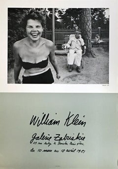 William Klein Bikini Moskauer Ausstellungsplakat (William Klein Paris 1981)