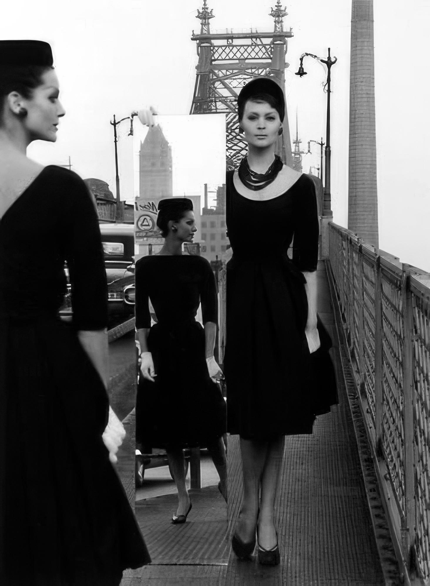 Anne 
Isabella, Queensborough Bridge, New York City (VOGUE)