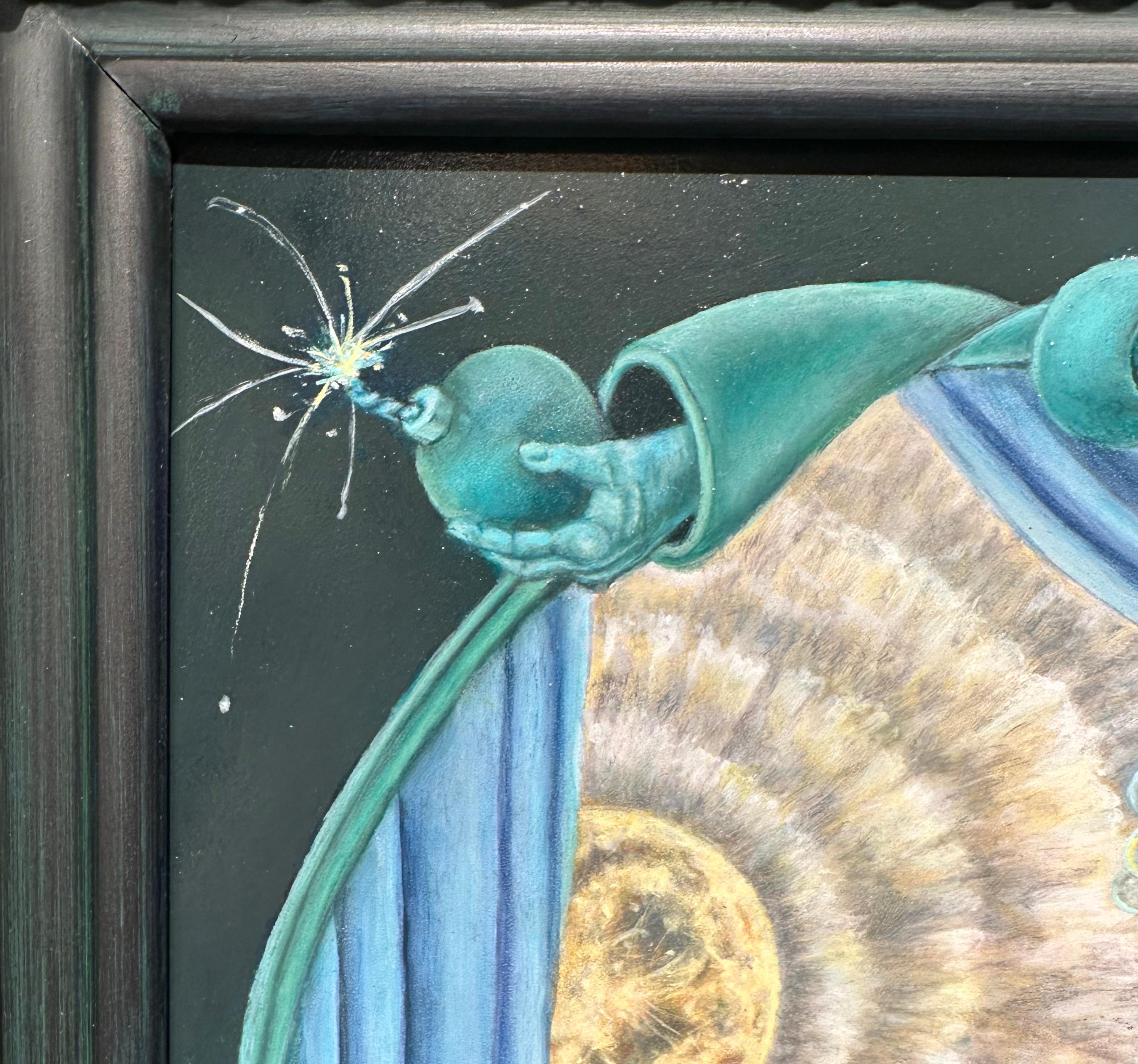 **Questa opera è in mostra e, se acquistata, sarà disponibile per la spedizione dopo il 15 giugno 2025.

Dichiarazione dell'artista:
Sebbene il filosofo olandese Benedict de Spinoza credesse che Dio fosse tutto, riteneva che tutti i conflitti, la