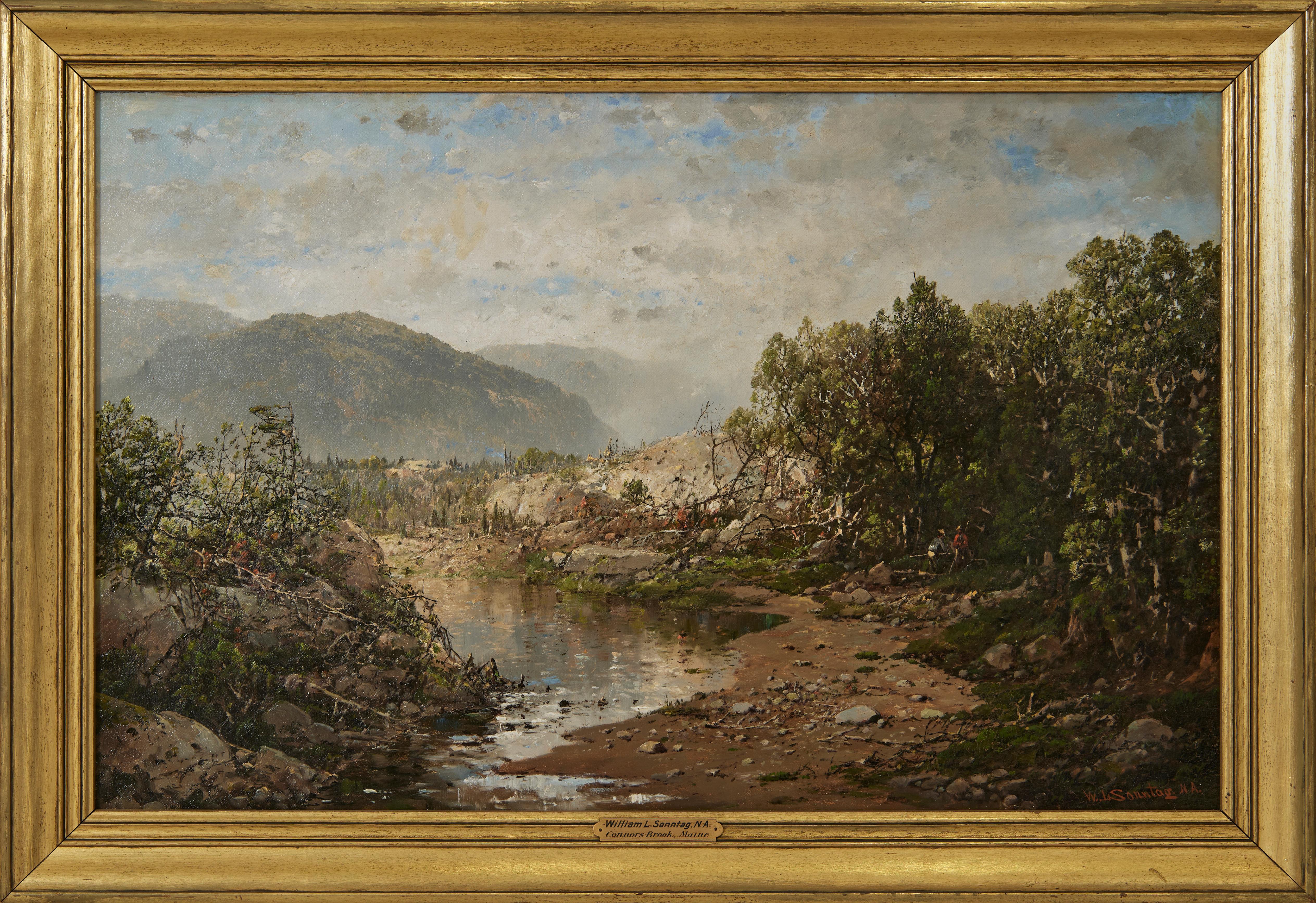Connor
s Brook, Maine, 19th Century New England Landscape