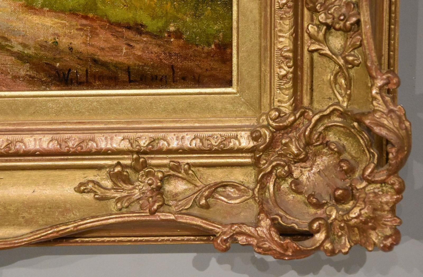 Oil Painting by William Langley “A Tranquil Day in the Country” 1