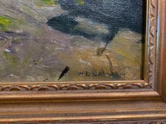 William Lathrop, Fisherman's Home, Oil on Canvas, Signed