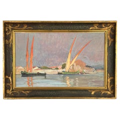 William Laparra, French (1873-1920) Oil on Canvas
