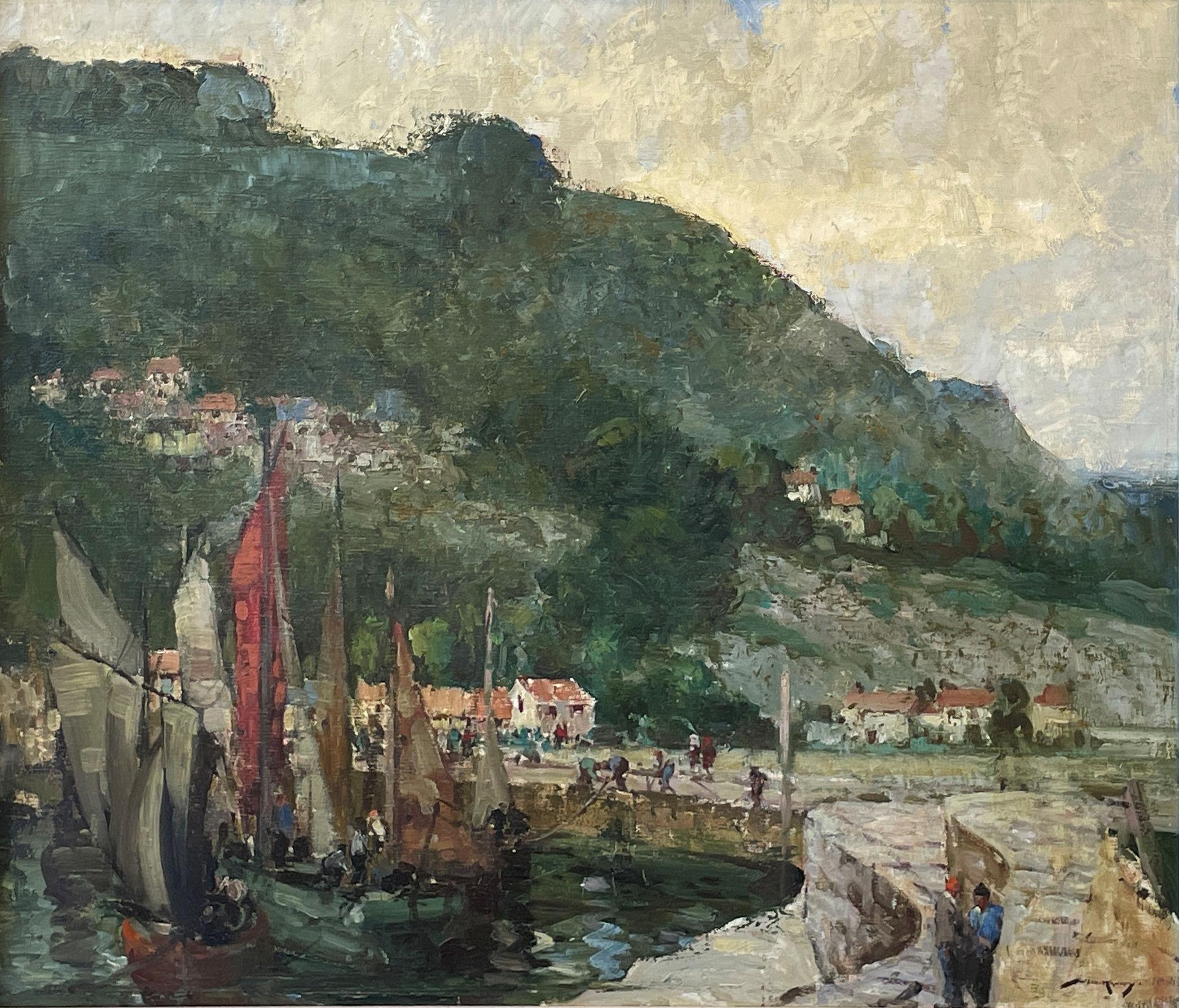 William Lee Hankey
A Devon Harbor
Signé en bas à droite ; titré sur le châssis
Huile sur toile
24 x 29 pouces

William Lee Hankey (1869-1952) RWS, RI, ROI, RE, NS[clarification nécessaire] était un peintre et illustrateur de livres britannique. Il