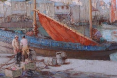 Brixham Harbour, Devon by William Lee Hankey Impressionist Oil Painting