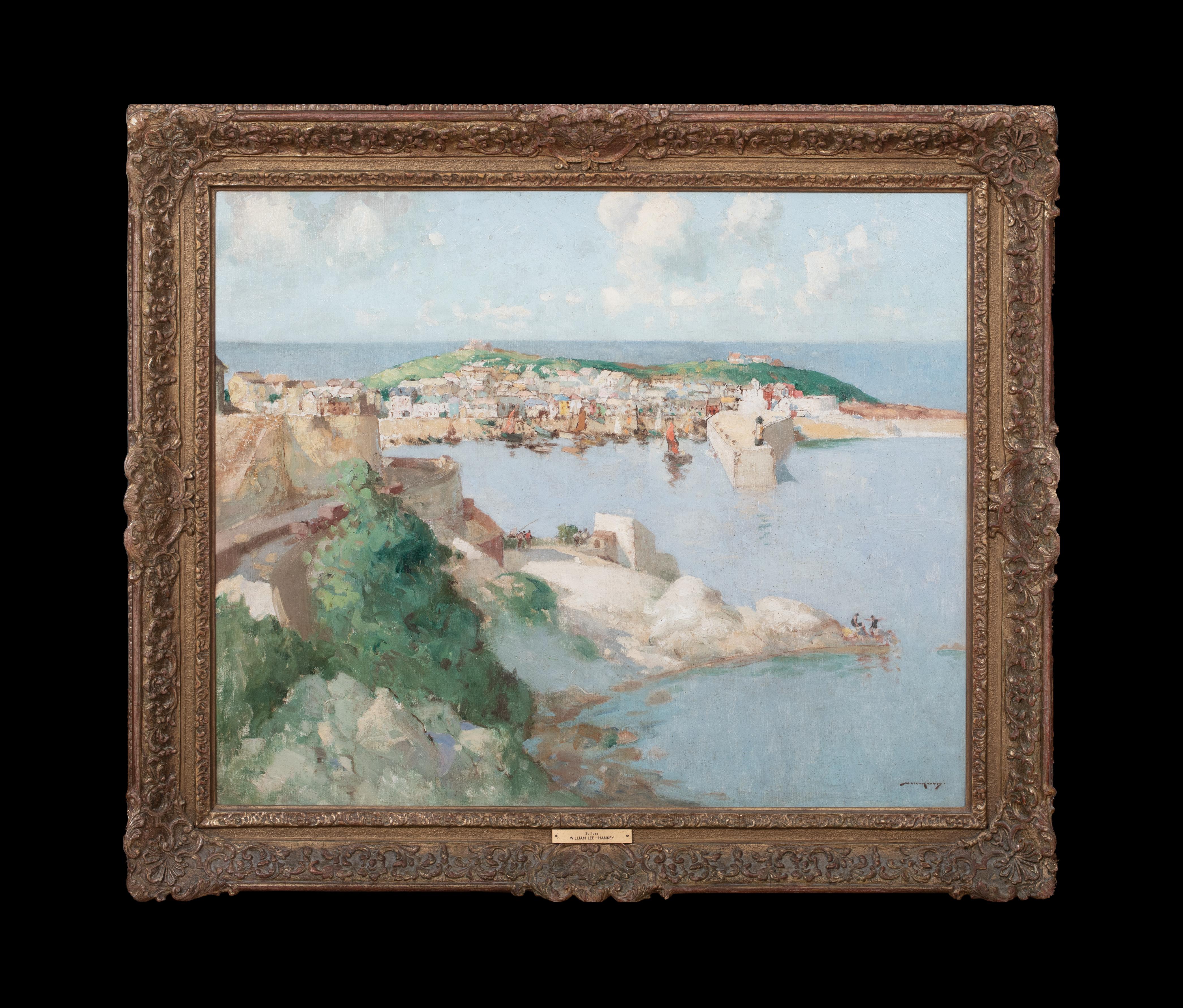 St Ives, principios del siglo XX  por WILLIAM LEE HANKEY (1869-1952)  Grande Principios del siglo XX - Painting de William Lee Hankey