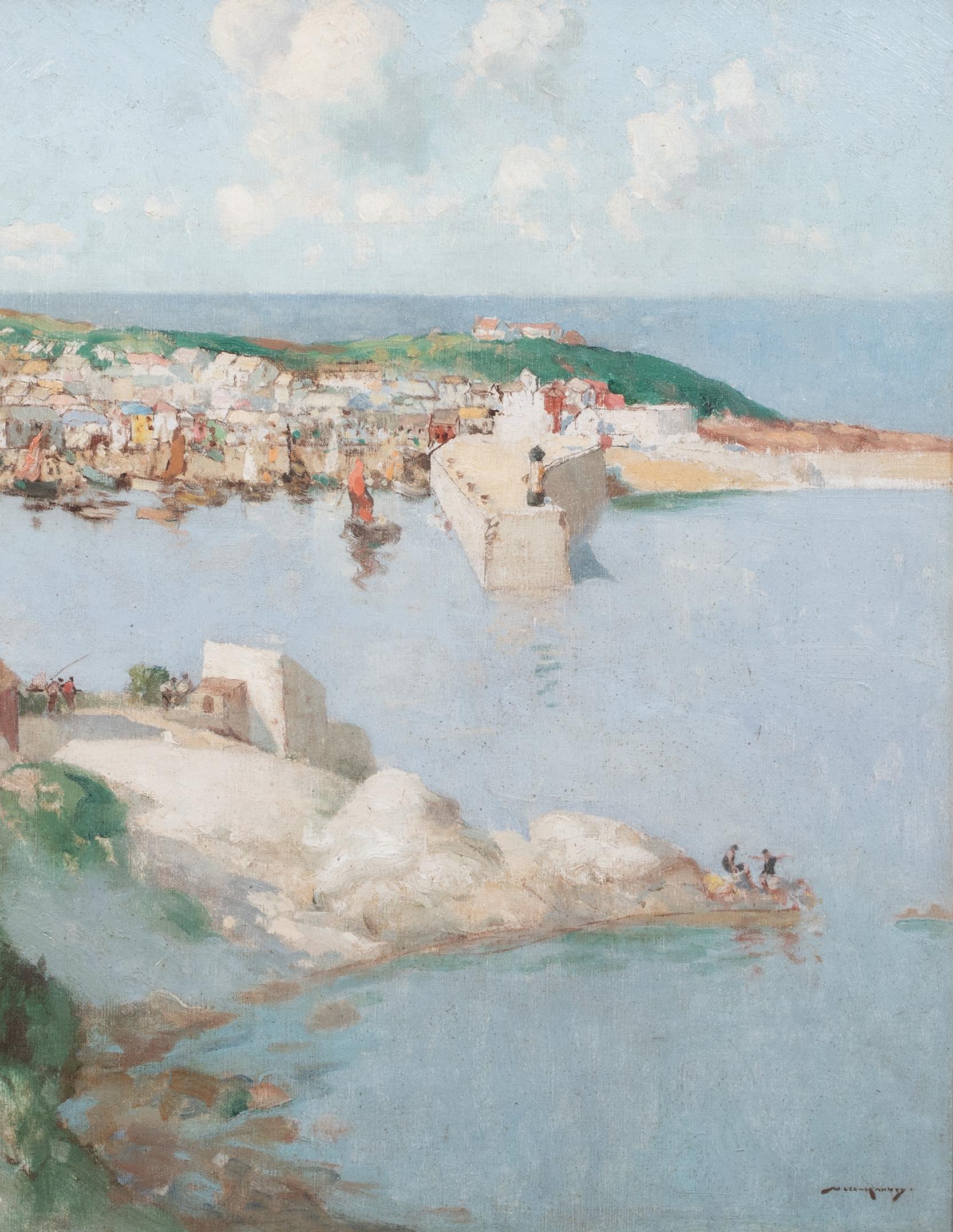 St Ives, principios del siglo XX  por WILLIAM LEE HANKEY (1869-1952)  Grande Principios del siglo XX en venta 2