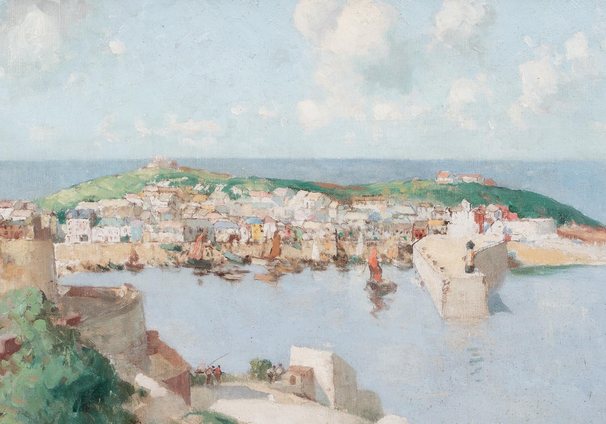 St Ives, principios del siglo XX  por WILLIAM LEE HANKEY (1869-1952)  Grande Principios del siglo XX en venta 3