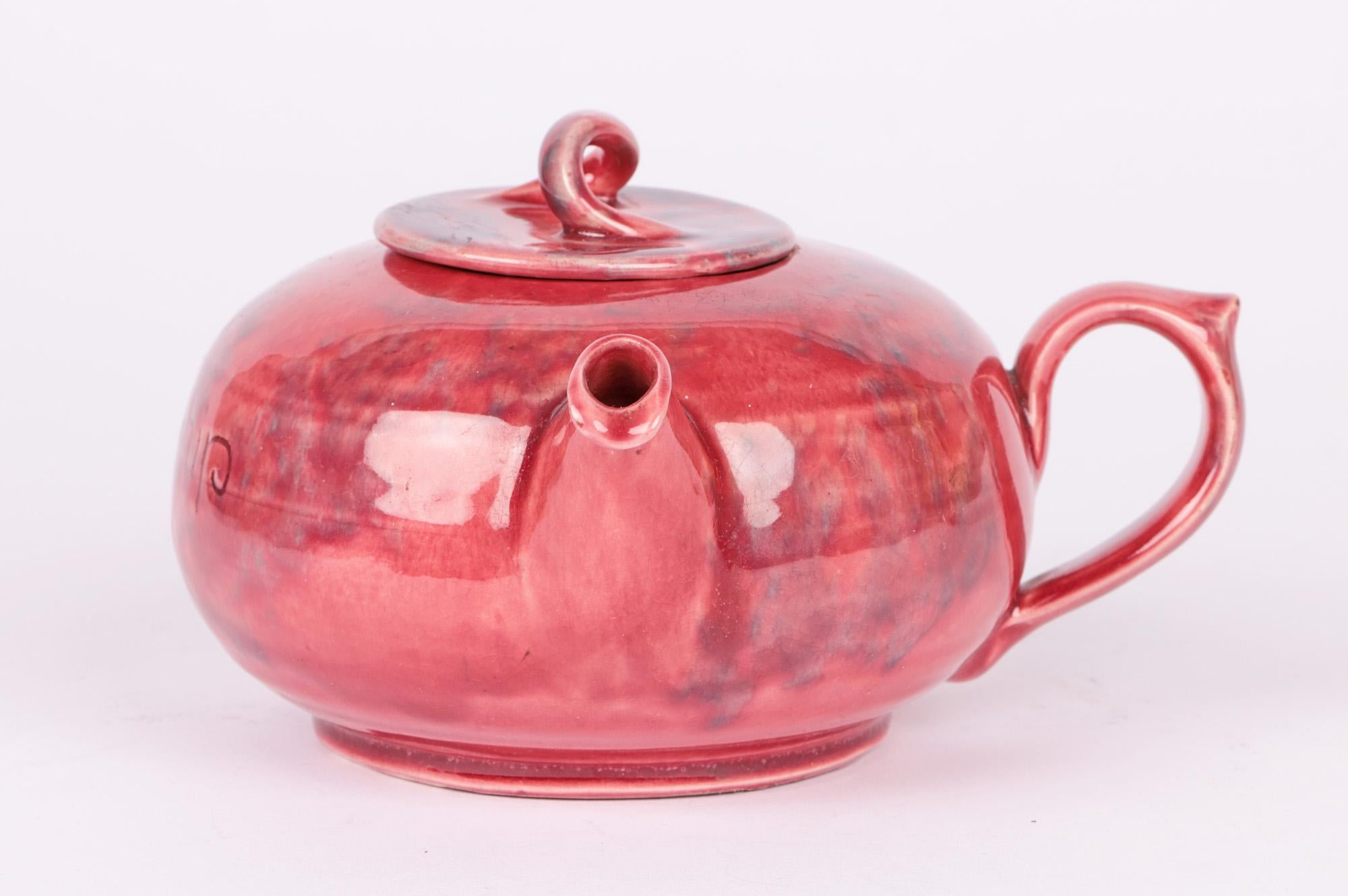 William Leonard Baron Devon Art Pottery Motto Ware Teapot 2
